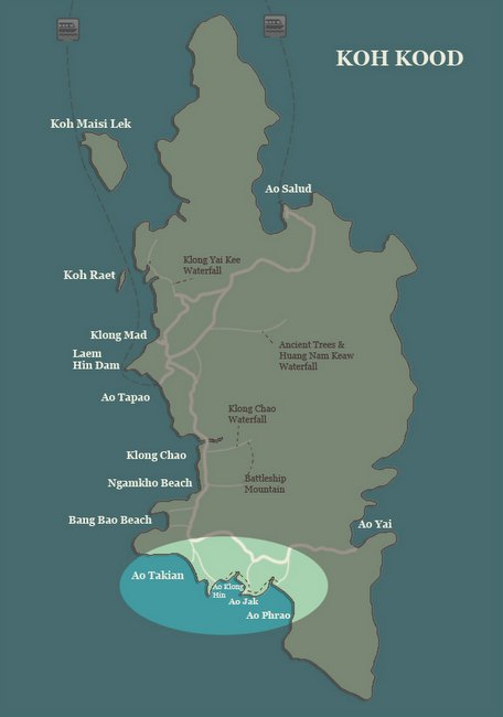 ao jak beach koh kood map