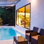 Balinese-villa-sale-koh-chang-pool-lit-view