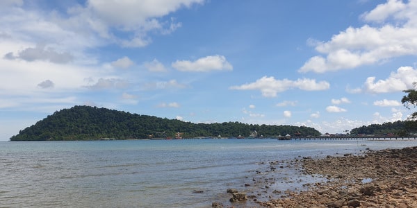 Looking back at Bang Bao from Hat Sai Noi Koh Chang