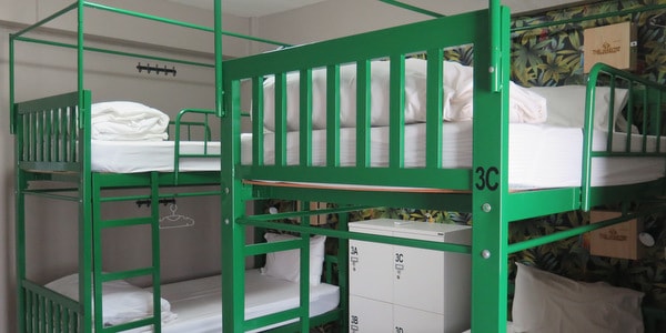 room interior bunk beds habitat hostel koh chang
