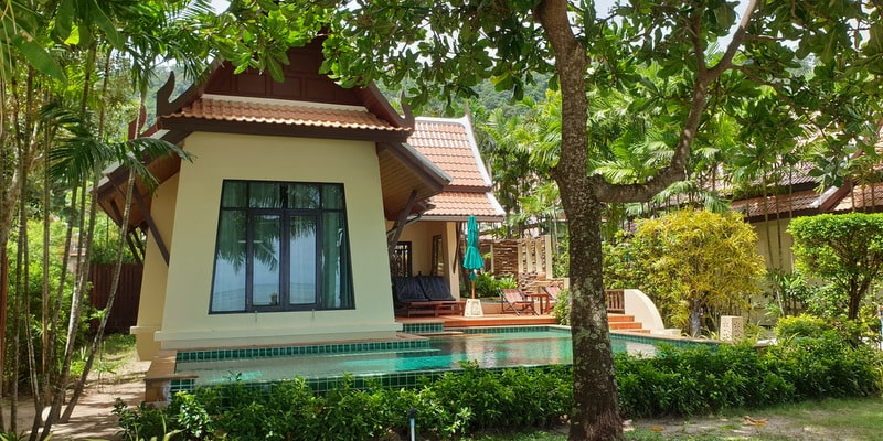 pool villa paradise resort chai chet beach koh chang