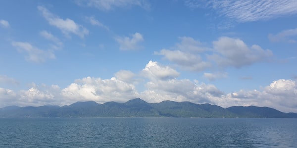 view from the ferry in the Koh Chang