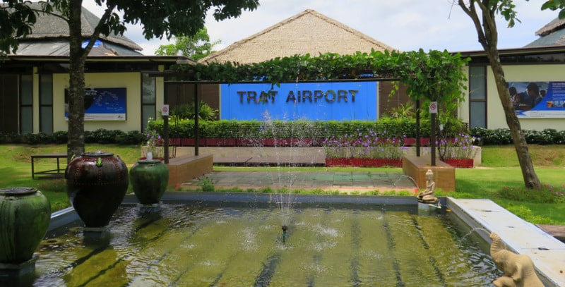 fountain sign trat airport