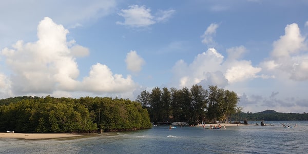 klong chao beach koh kood sandbar