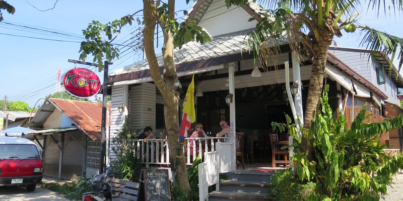 exterior kati culinary klong prao beach restaurants koh chang