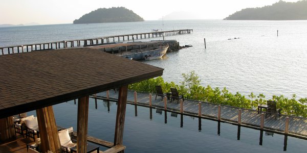 View over Salak Phet Bay from Parama Resort