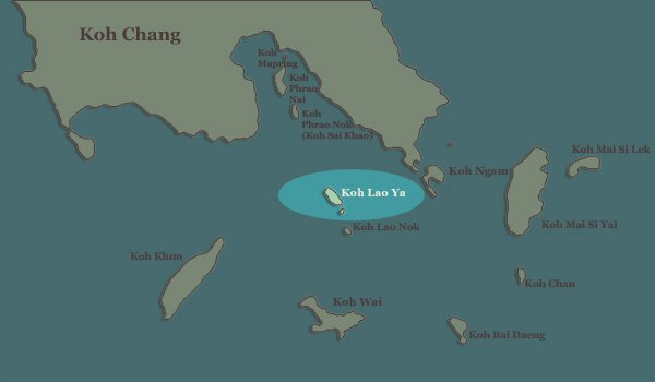 Koh Lao Ya Map