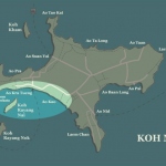 Koh Mak map-Koh-Mak-beaches-Ao-Kao