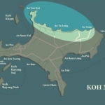 Koh Mak map-Koh-Mak-beaches-North Coast
