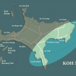 Koh Mak map-Koh-Mak-beaches-South and East Coast