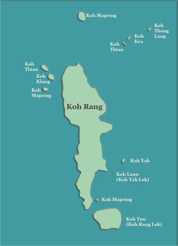 Koh Rang Map