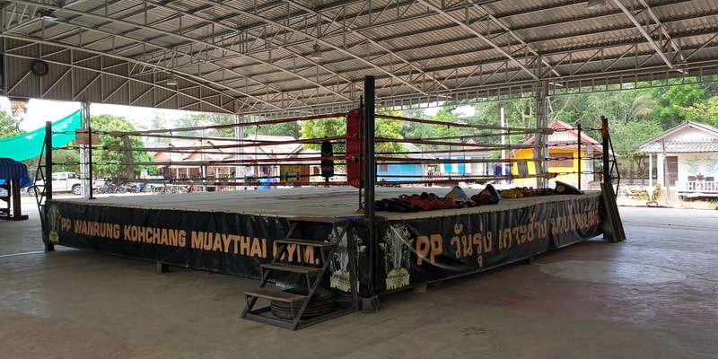boxing ring pp wanrung koh chang muay thai