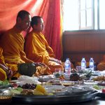 thai monks food tambun ceremony