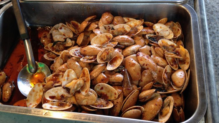 clams thai food night market