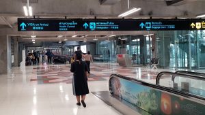 arrival area thailand visa immigration bkk airport thailand