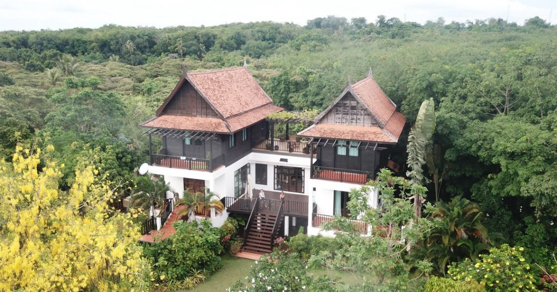 koh mak villa aerial view