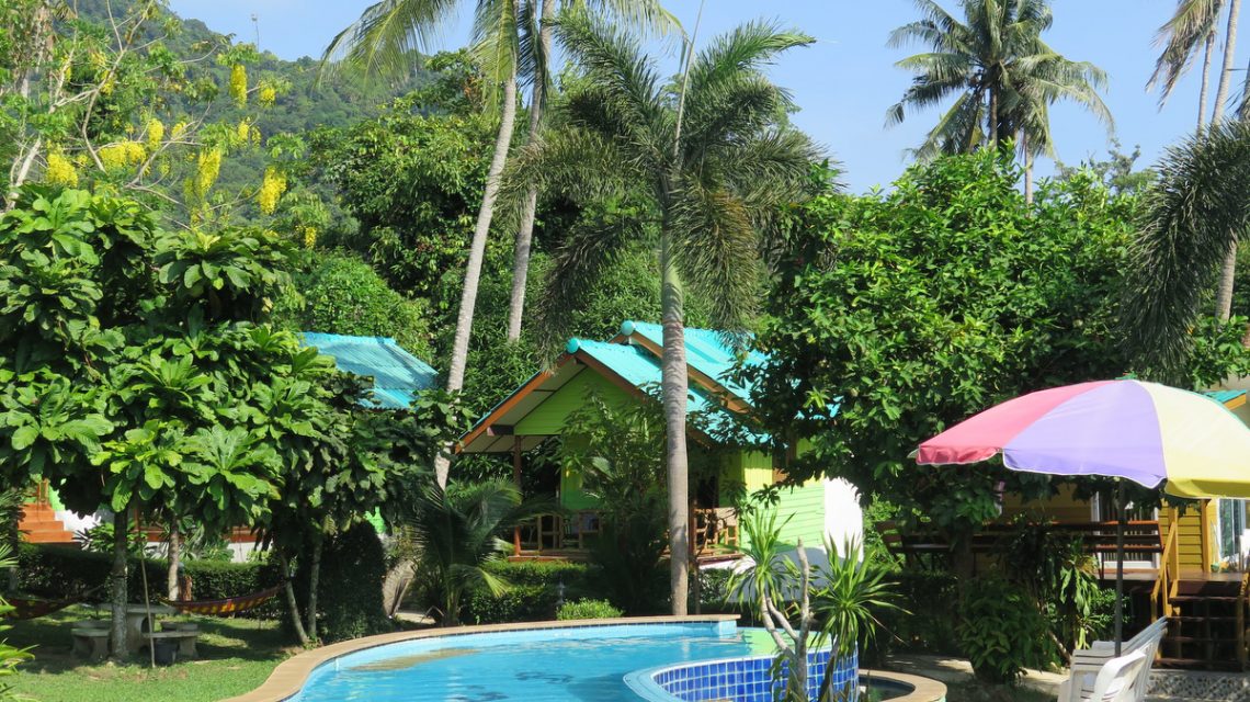 pool room seafront resort sale koh chang