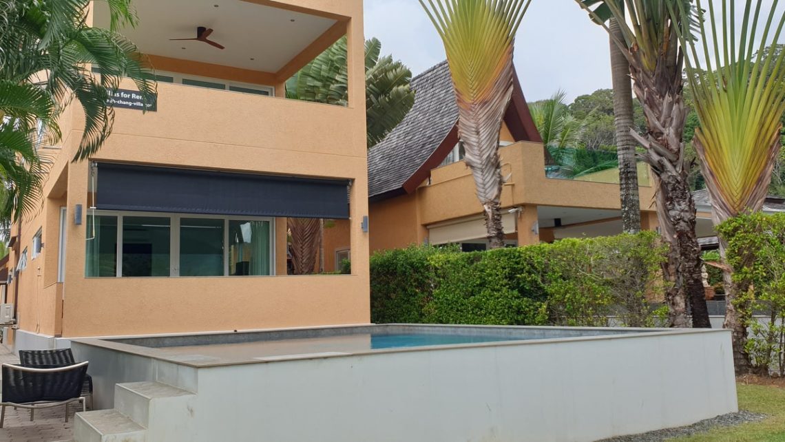 pool villa exterior